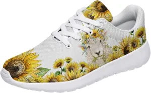 Sheep Sneakers for Women Men Running Shoes Cute Animal Tennis Shoes Sheeep Gifts for Women Men