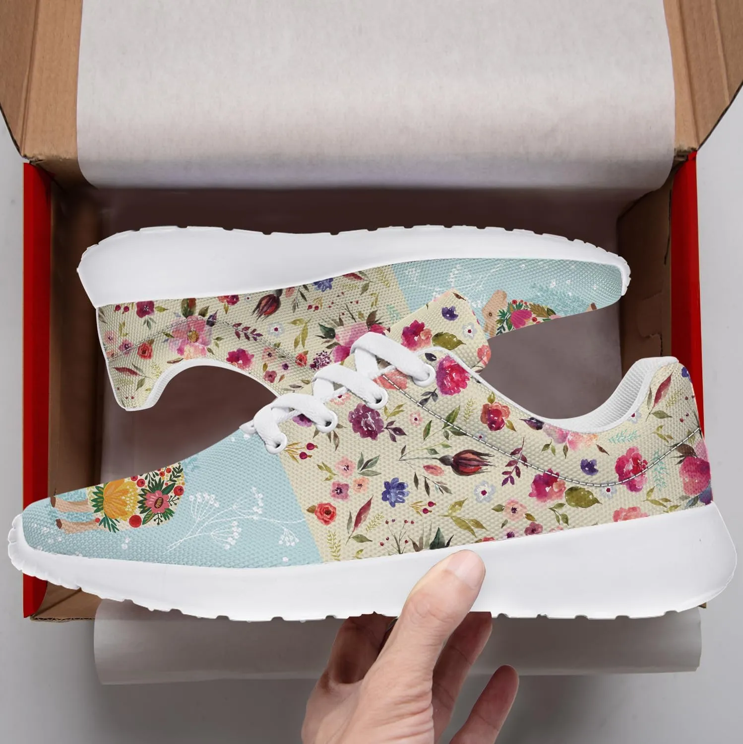 Sheep Sneakers for Women Men Running Shoes Cute Animal Tennis Shoes Sheeep Gifts for Women Men