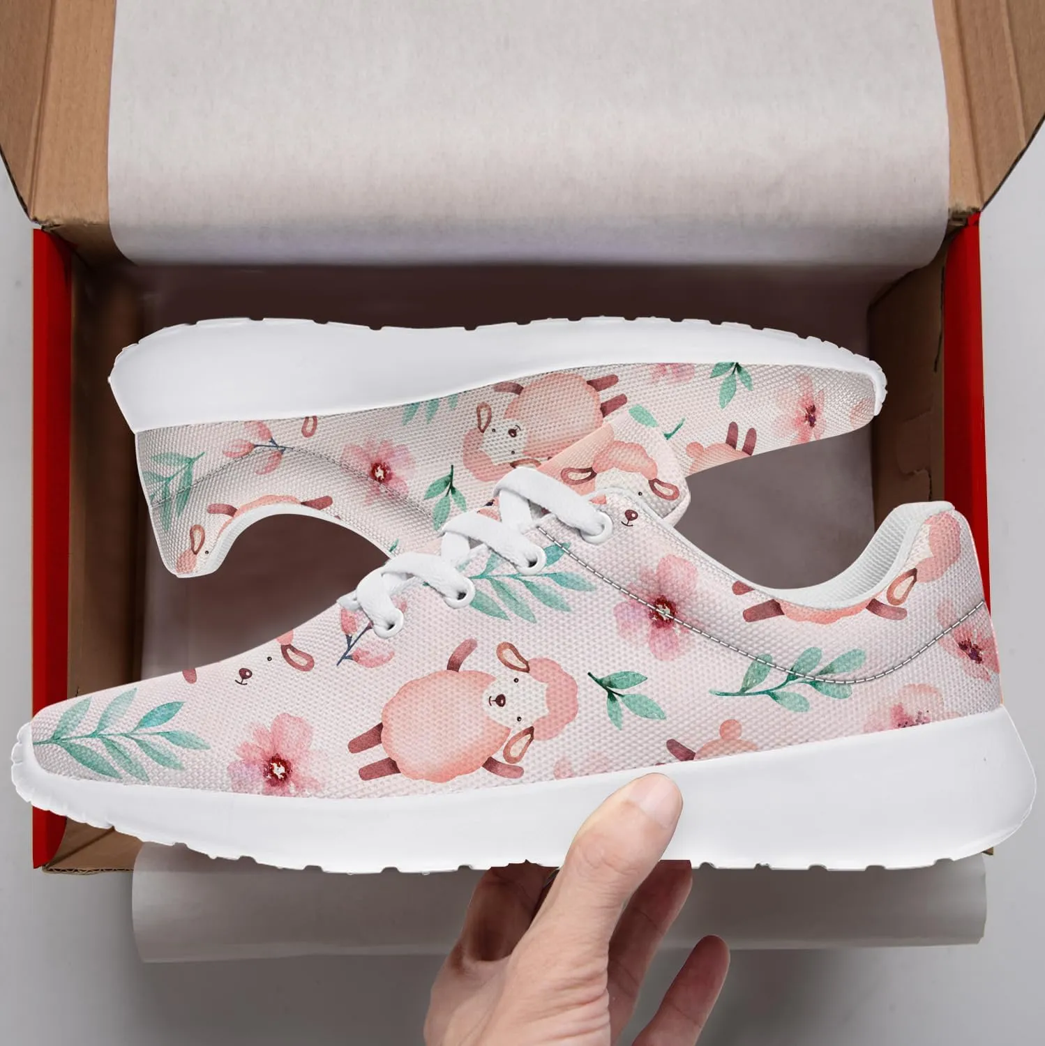 Sheep Sneakers for Women Men Running Shoes Cute Animal Tennis Shoes Sheeep Gifts for Women Men