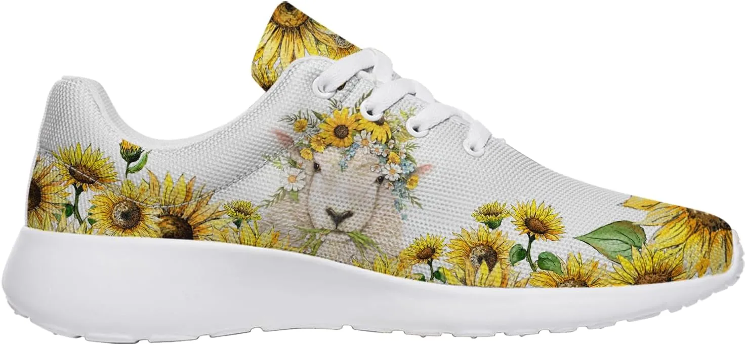Sheep Sneakers for Women Men Running Shoes Cute Animal Tennis Shoes Sheeep Gifts for Women Men