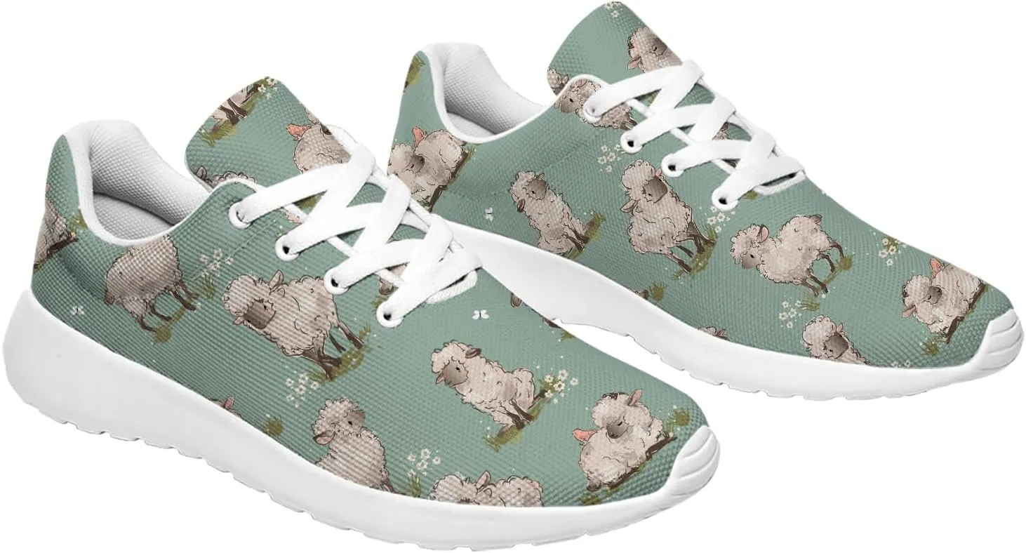 Sheep Sneakers for Women Men Running Shoes Cute Animal Tennis Shoes Sheeep Gifts for Women Men