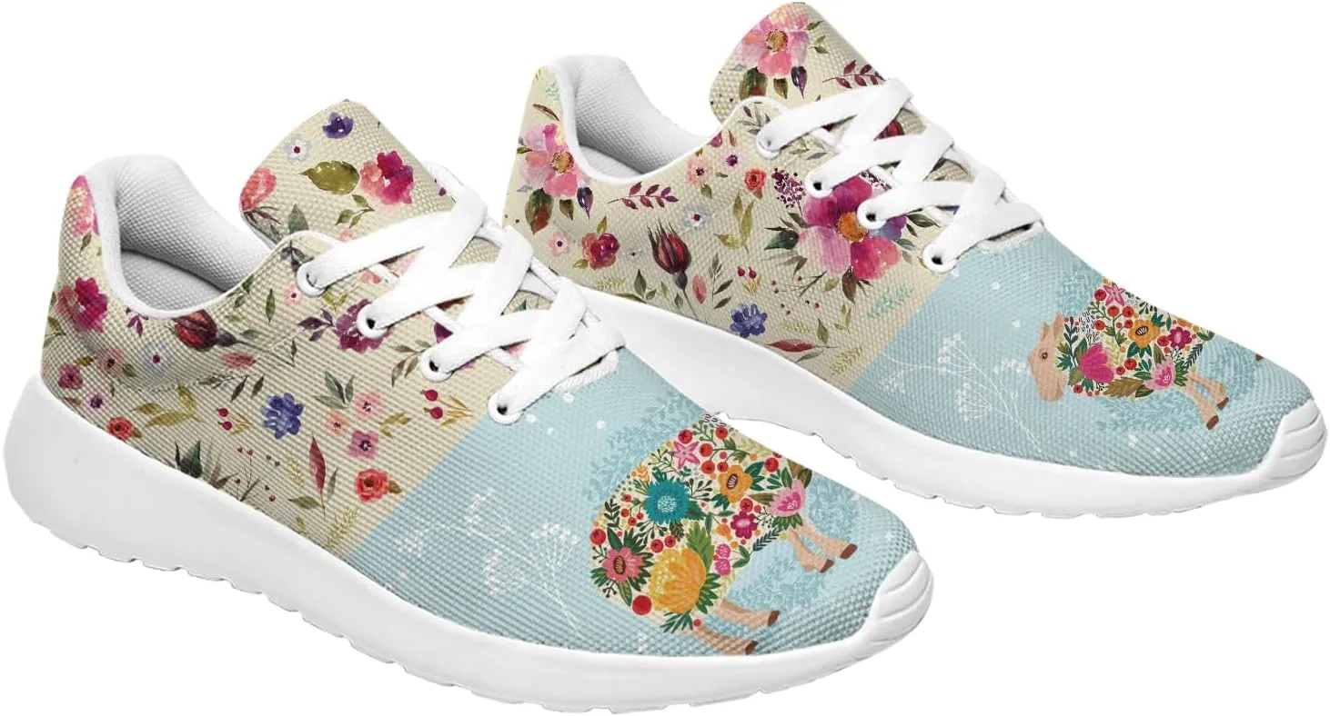 Sheep Sneakers for Women Men Running Shoes Cute Animal Tennis Shoes Sheeep Gifts for Women Men