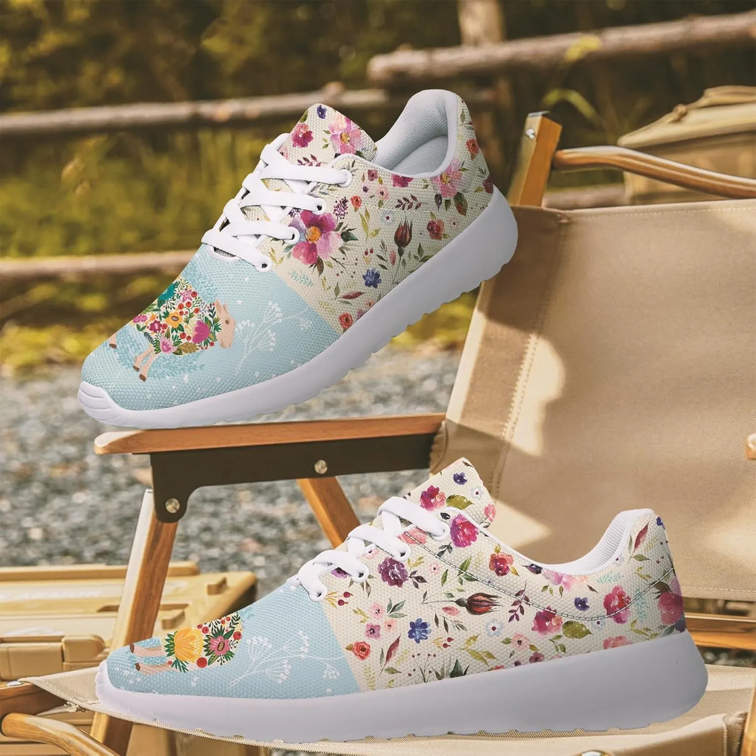 Sheep Sneakers for Women Men Running Shoes Cute Animal Tennis Shoes Sheeep Gifts for Women Men