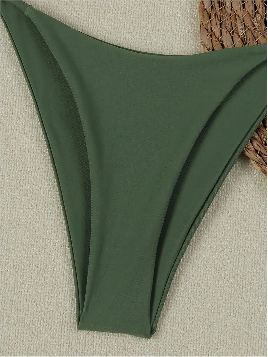 SHENHE Women's Triangle String Bikini Set 2 Piece Halter Swimsuits Starfish Metal Linked Swim Set
