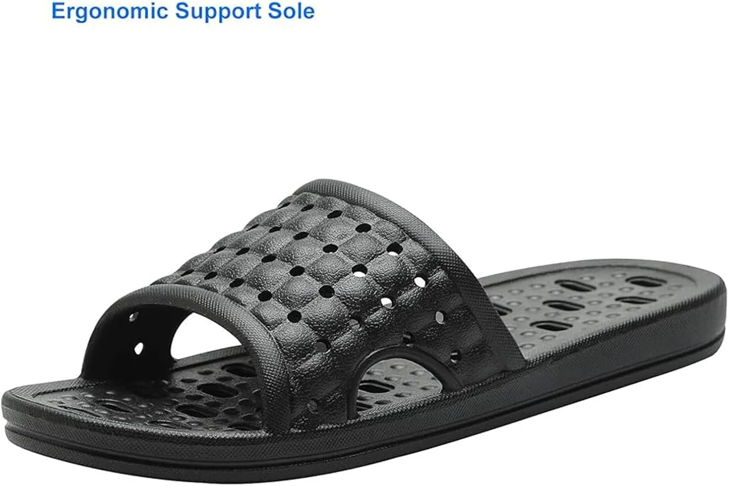 Shower Shoes,Men's And Women's Bathroom Hanging Quick Drying Hollow Solid Color Indoor Outdoor Slipper Non Slip Beach Showe Slippers for Men and Women