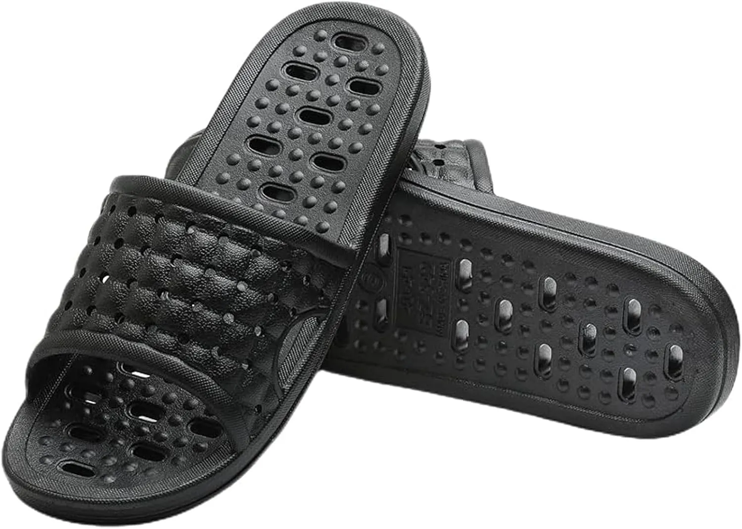 Shower Shoes,Men's And Women's Bathroom Hanging Quick Drying Hollow Solid Color Indoor Outdoor Slipper Non Slip Beach Showe Slippers for Men and Women