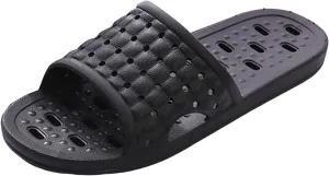 Shower Shoes,Men's And Women's Bathroom Hanging Quick Drying Hollow Solid Color Indoor Outdoor Slipper Non Slip Beach Showe Slippers for Men and Women
