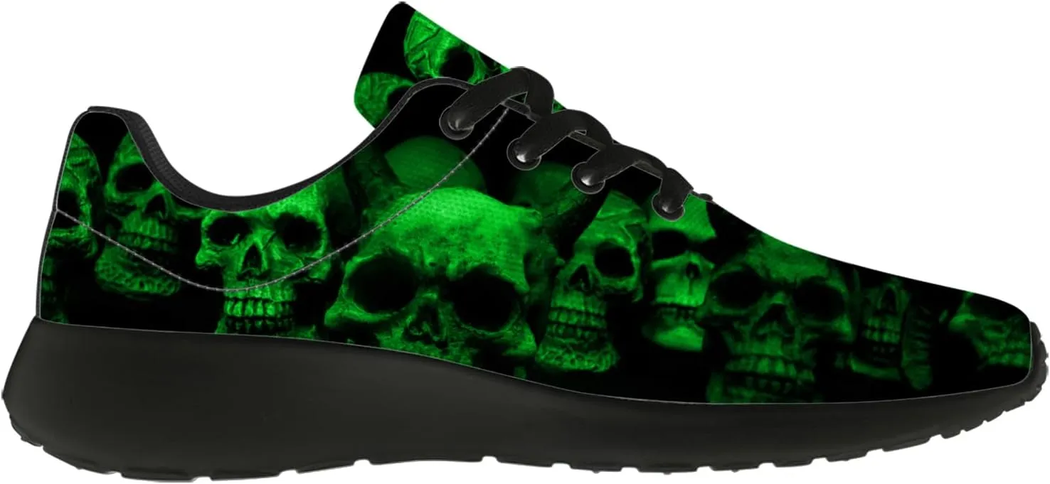 Skull Shoes for Women Men Running Shoes Lightweight Tennis Sneakers Gifts for Him Her