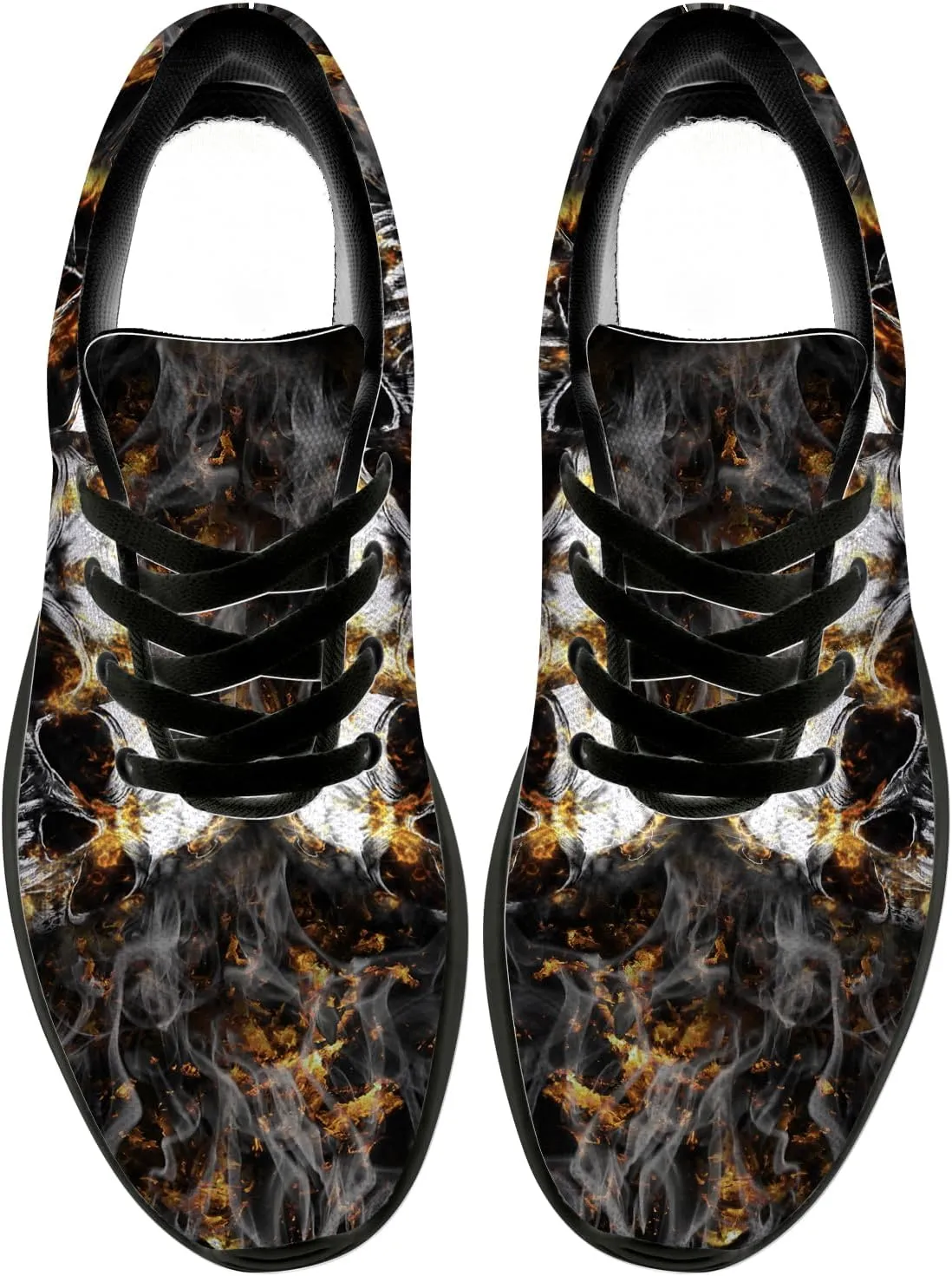 Skull Shoes for Women Men Running Shoes Lightweight Tennis Sneakers Gifts for Him Her