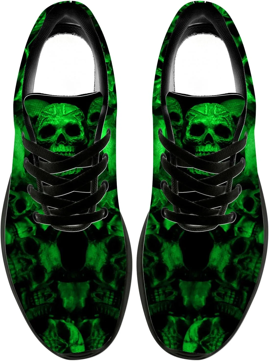 Skull Shoes for Women Men Running Shoes Lightweight Tennis Sneakers Gifts for Him Her