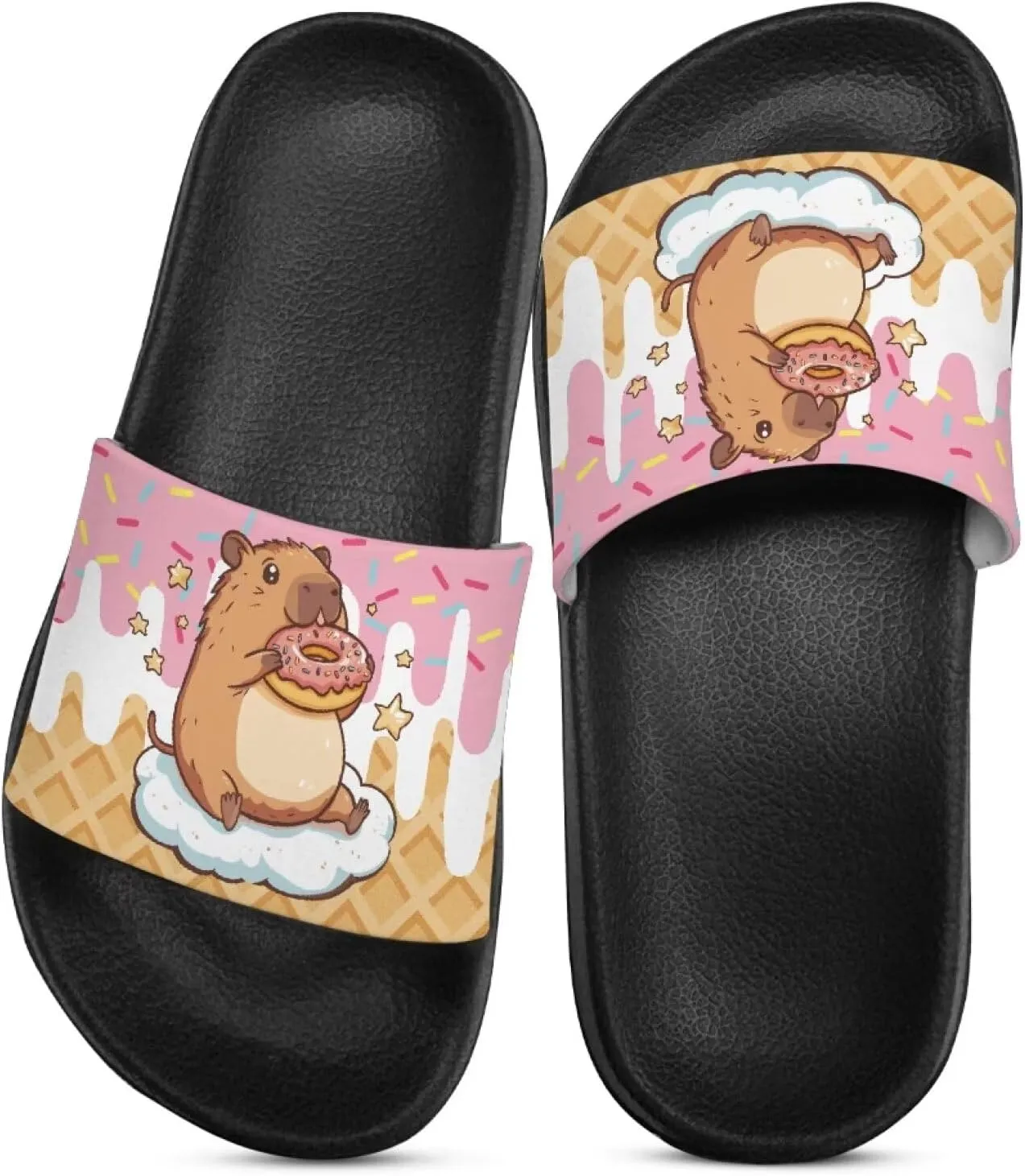 Slides for Boys Girls Quick Drying Kids Slides Sandals Non-Slip