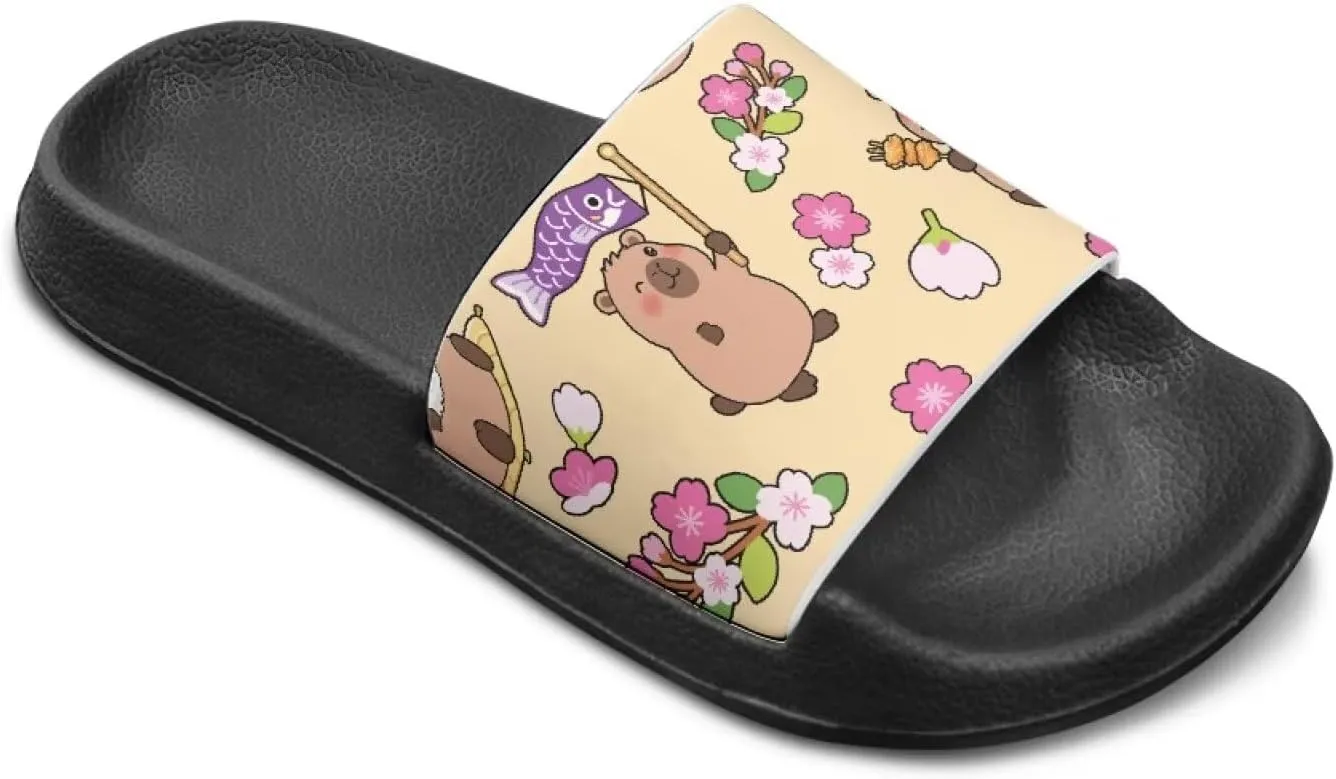 Slides for Boys Girls Quick Drying Kids Slides Sandals Non-Slip