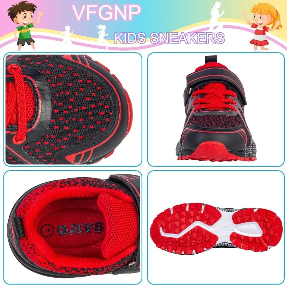 Sneakers for Boys and Girls, Kids Tennis Running Shoes, Lightweight Breathable Sport Athletic Shoe
