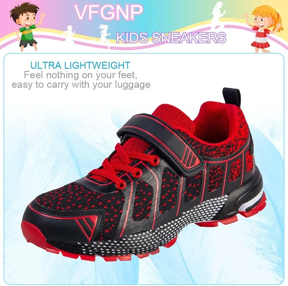 Sneakers for Boys and Girls, Kids Tennis Running Shoes, Lightweight Breathable Sport Athletic Shoe