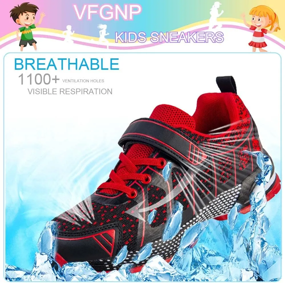 Sneakers for Boys and Girls, Kids Tennis Running Shoes, Lightweight Breathable Sport Athletic Shoe