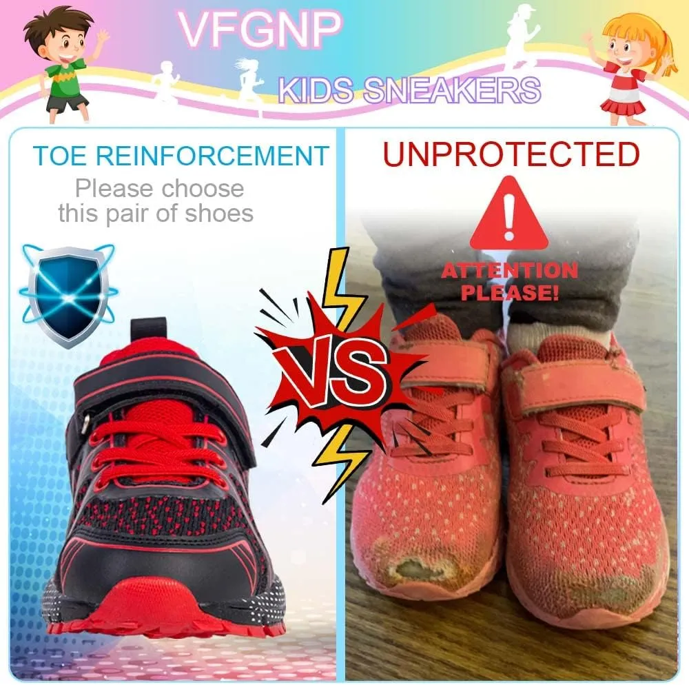 Sneakers for Boys and Girls, Kids Tennis Running Shoes, Lightweight Breathable Sport Athletic Shoe