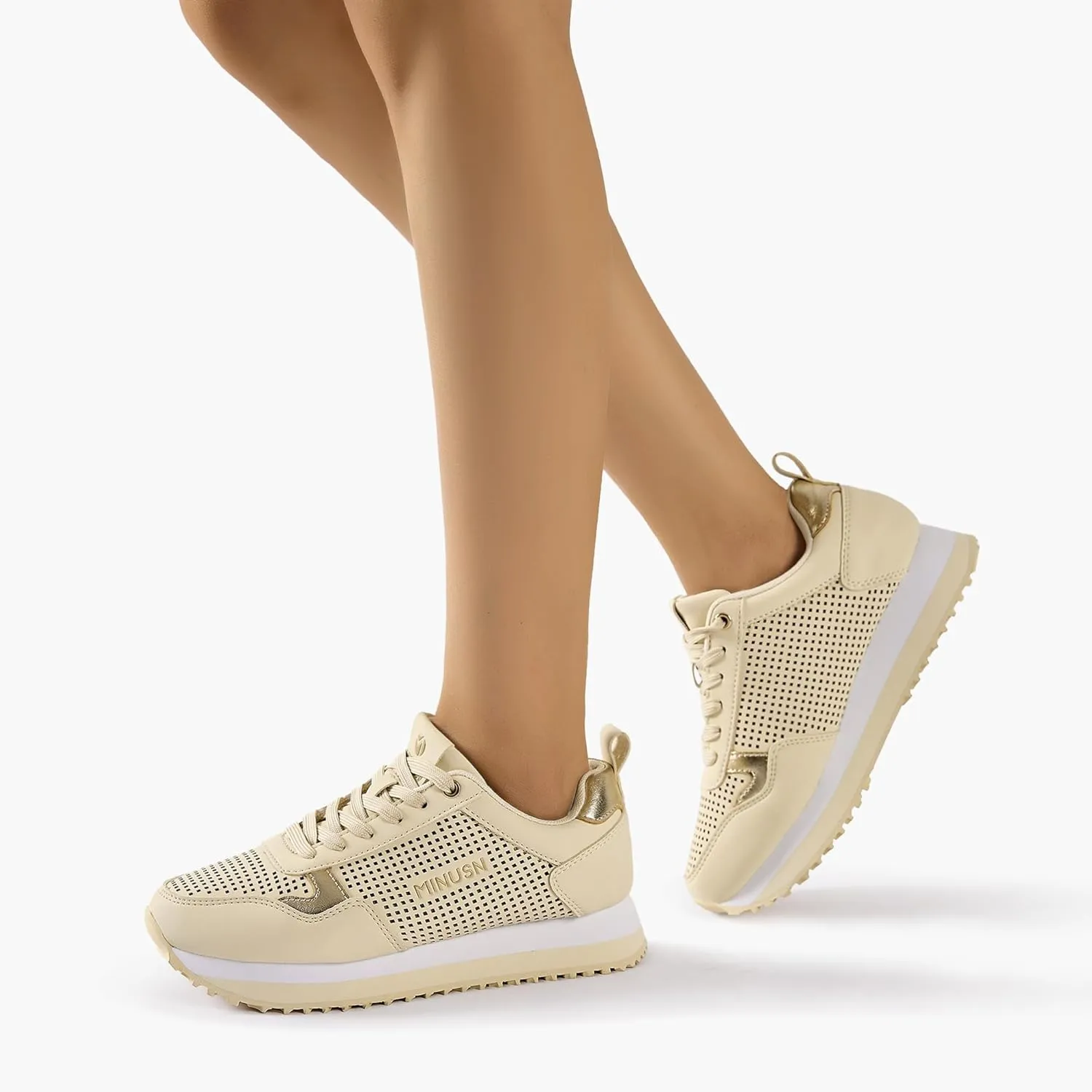 Sneakers for Women Thick Casual Walking Shoes Platform Breathable Tennis Shoes Chunky Sneaker Comfortable Heighten Stylish