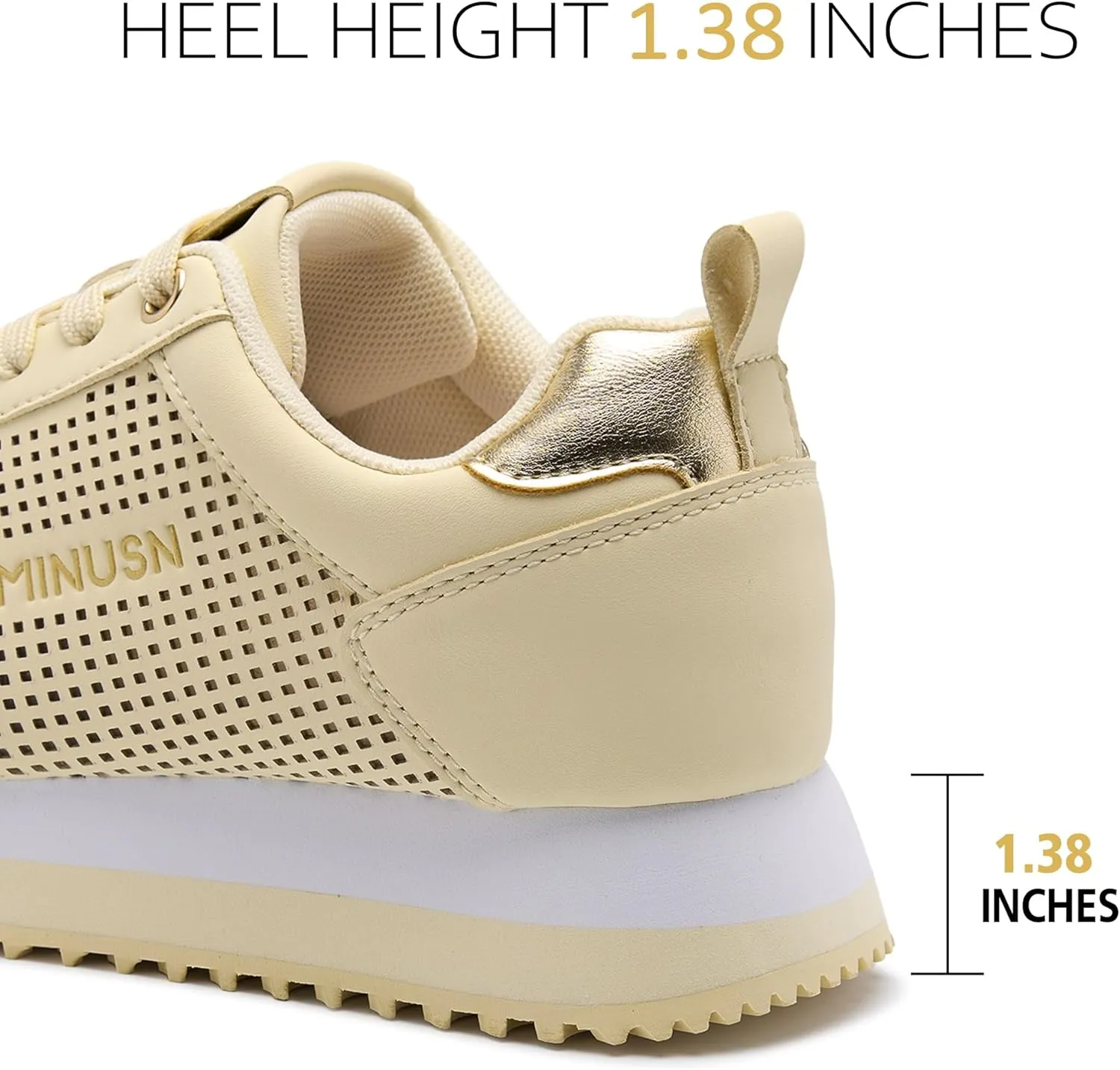 Sneakers for Women Thick Casual Walking Shoes Platform Breathable Tennis Shoes Chunky Sneaker Comfortable Heighten Stylish