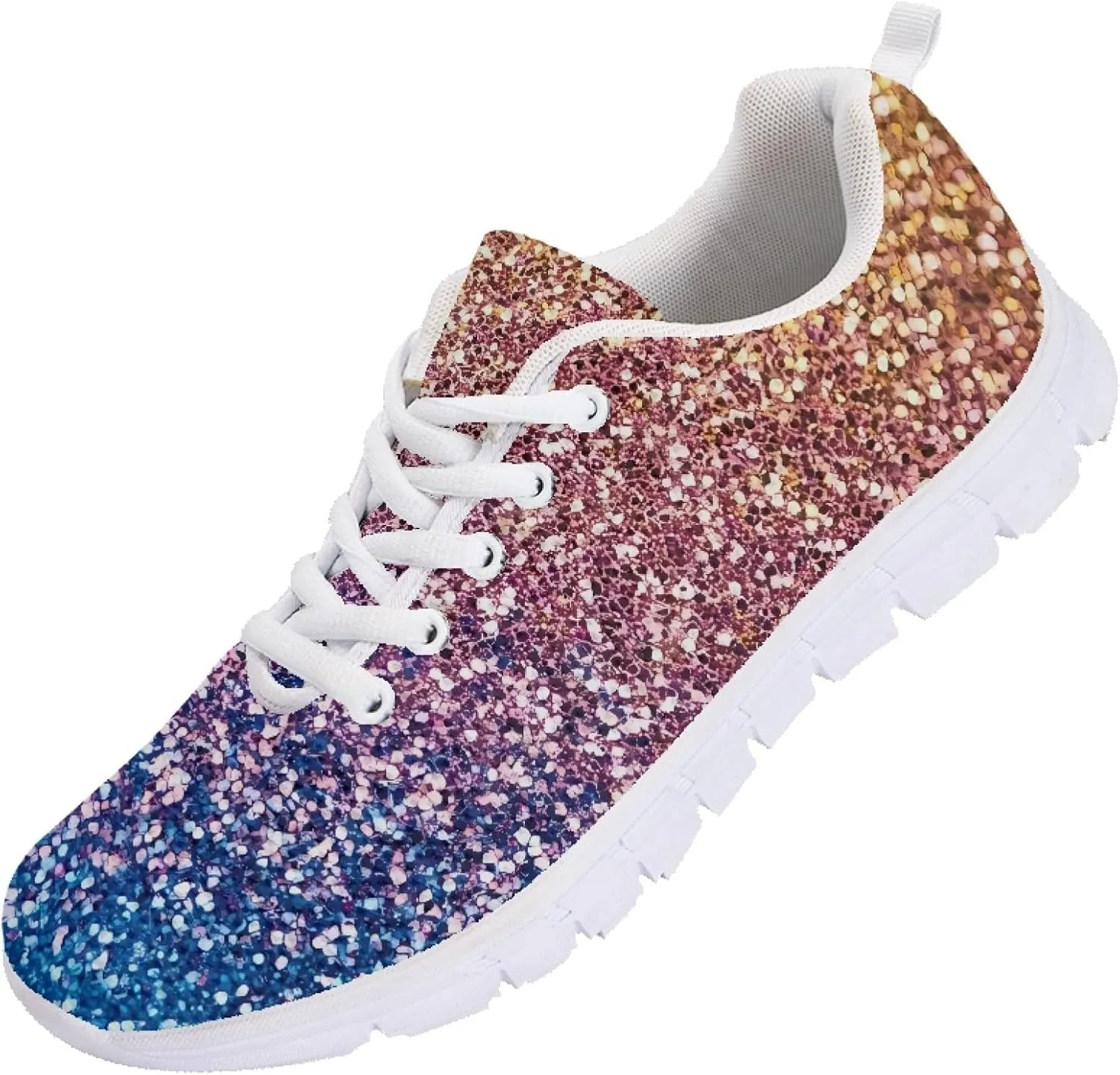 Sports Tennis Shoes for Womens Girls Running Causal Sneakers Outdoor Travel Walking Low Heel Lace up Breathable Lightweight Shoe