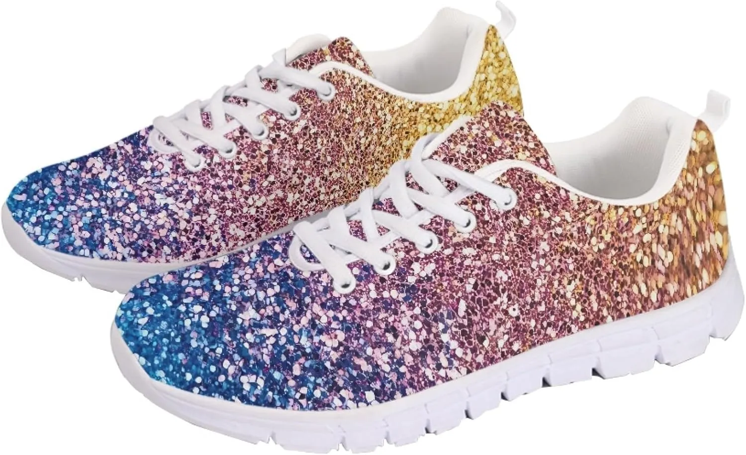Sports Tennis Shoes for Womens Girls Running Causal Sneakers Outdoor Travel Walking Low Heel Lace up Breathable Lightweight Shoe