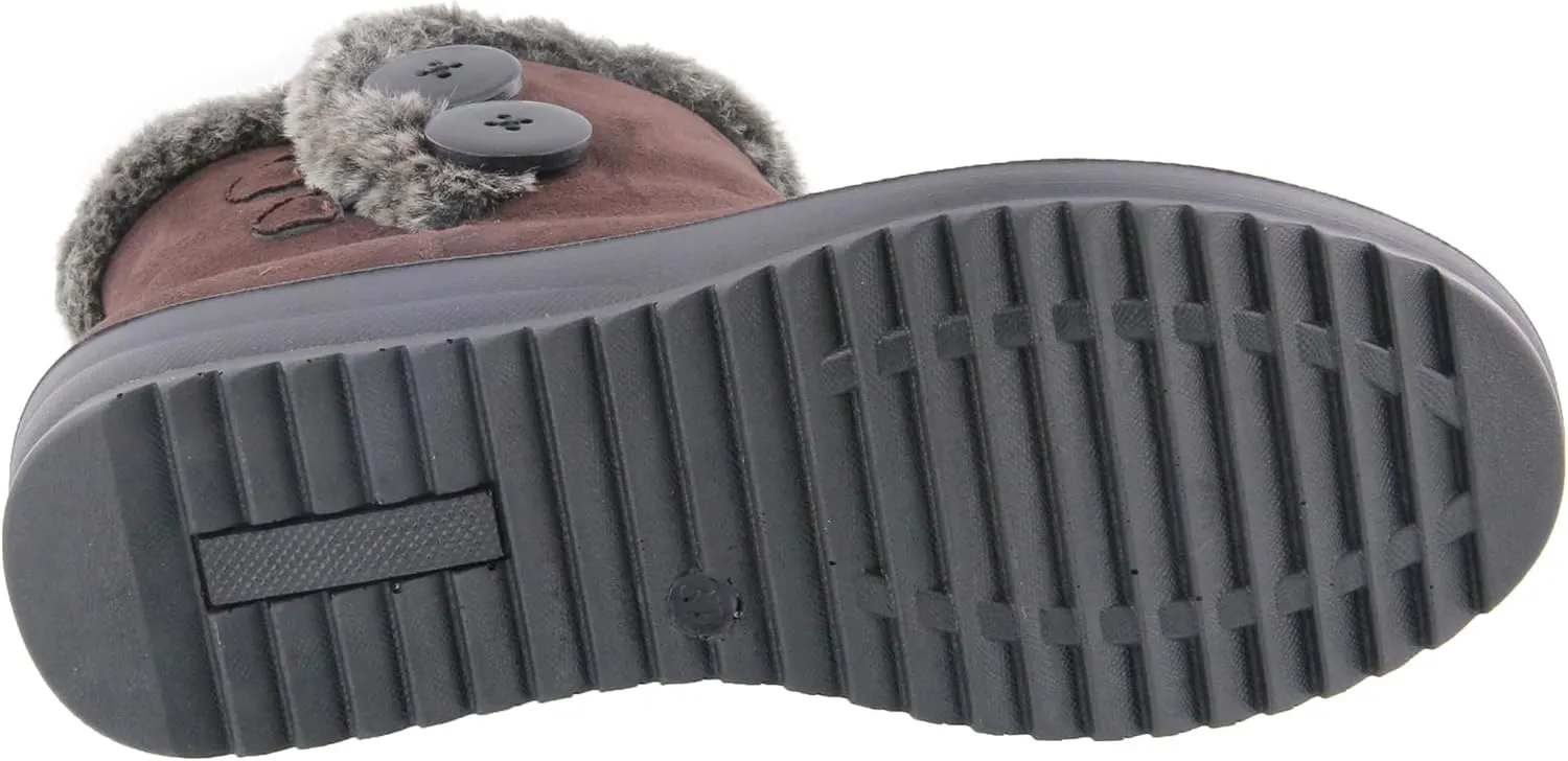 Spring Step Istra Ankle Boots for Women - Fashionable Womens Winter Boots - Womens Ankle Booties with Button Closure