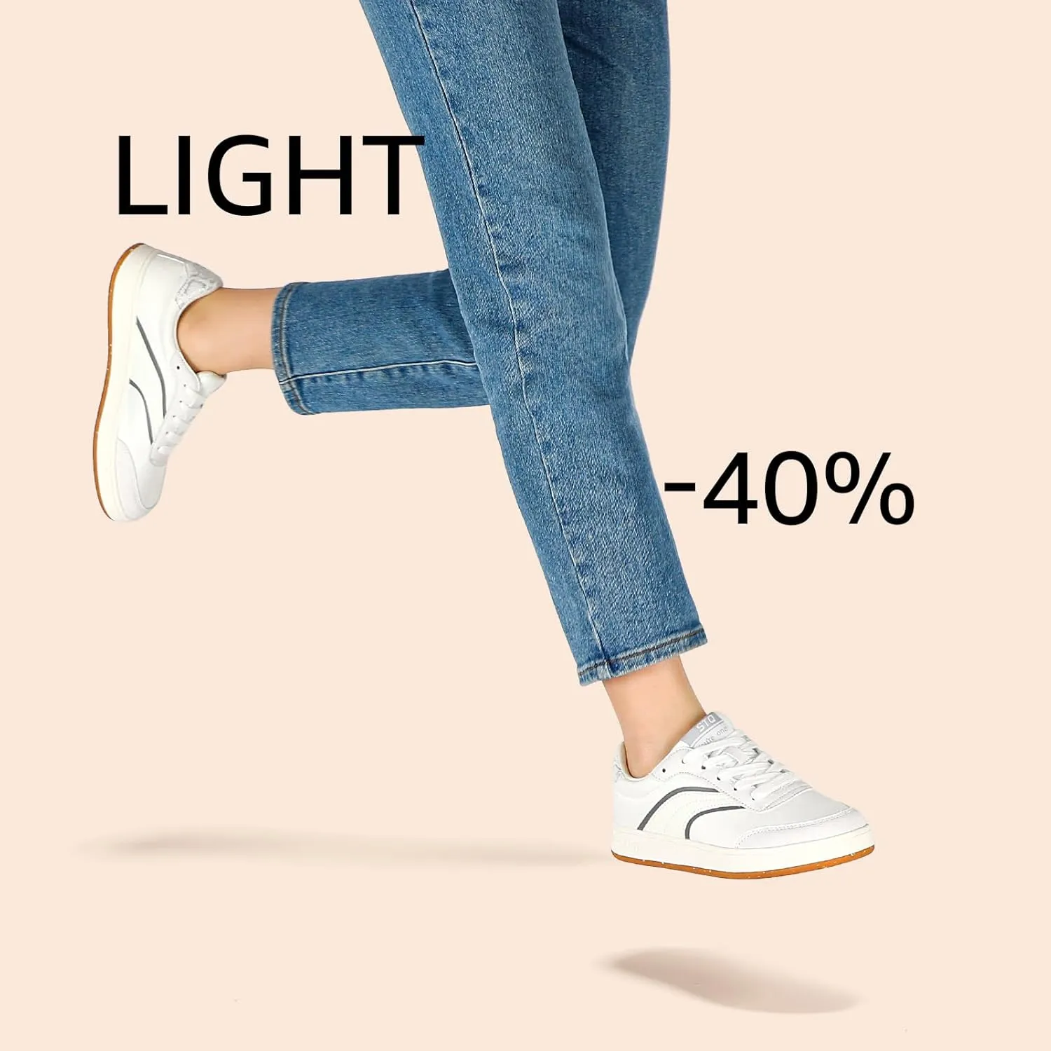 STQ Womens Skate Shoes Lace Up Fashion Walking Sneakers Non Slip Comfortable Canvas Shoes