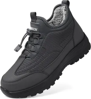 TEMOFON Snow Boots for Women Winter: Waterproof Slip On Fur Warm Woman Shoes - Walking Comfortable Ankle Booties
