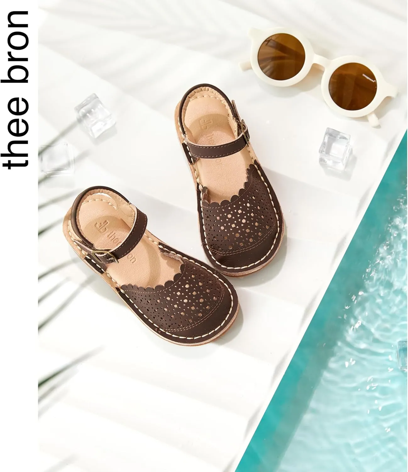 THEE BRON Girls Sandals Toddler Summer Dress Shoes