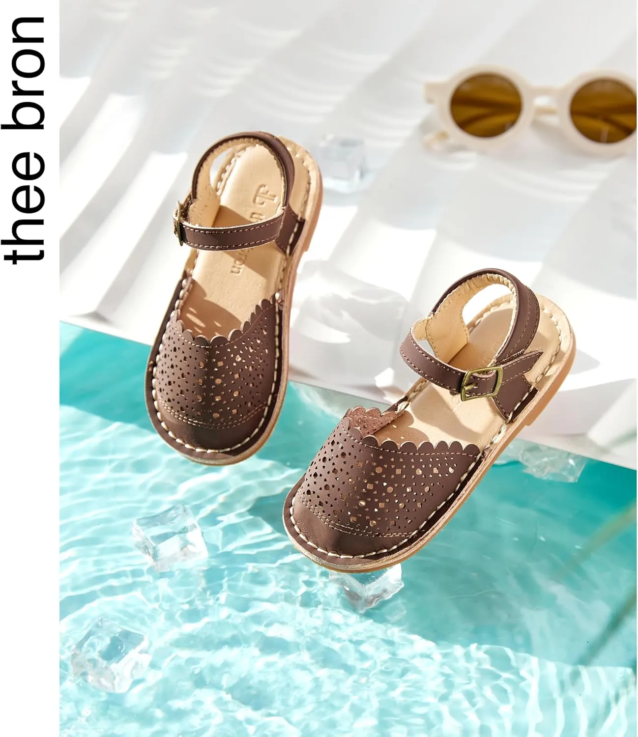 THEE BRON Girls Sandals Toddler Summer Dress Shoes