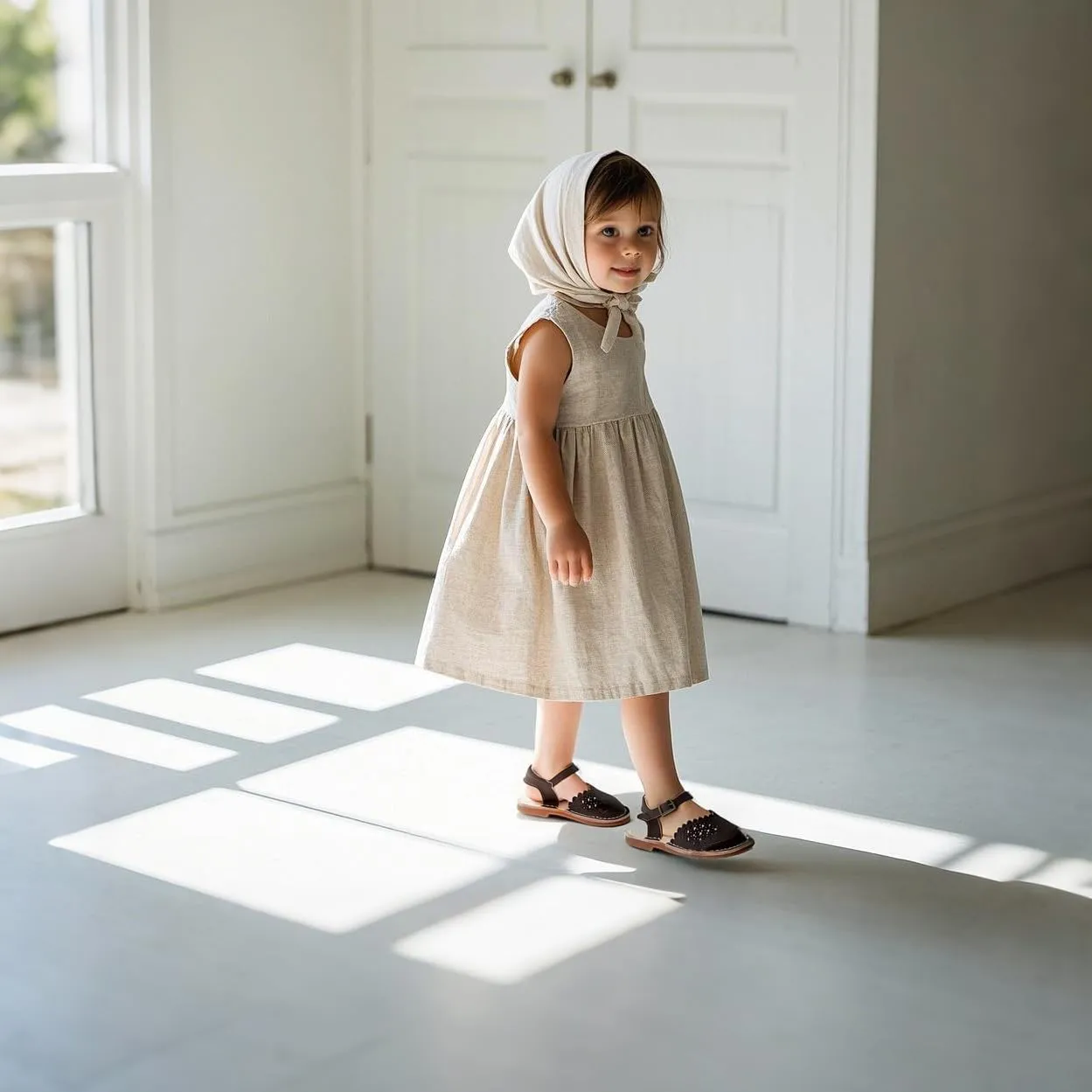 THEE BRON Girls Sandals Toddler Summer Dress Shoes