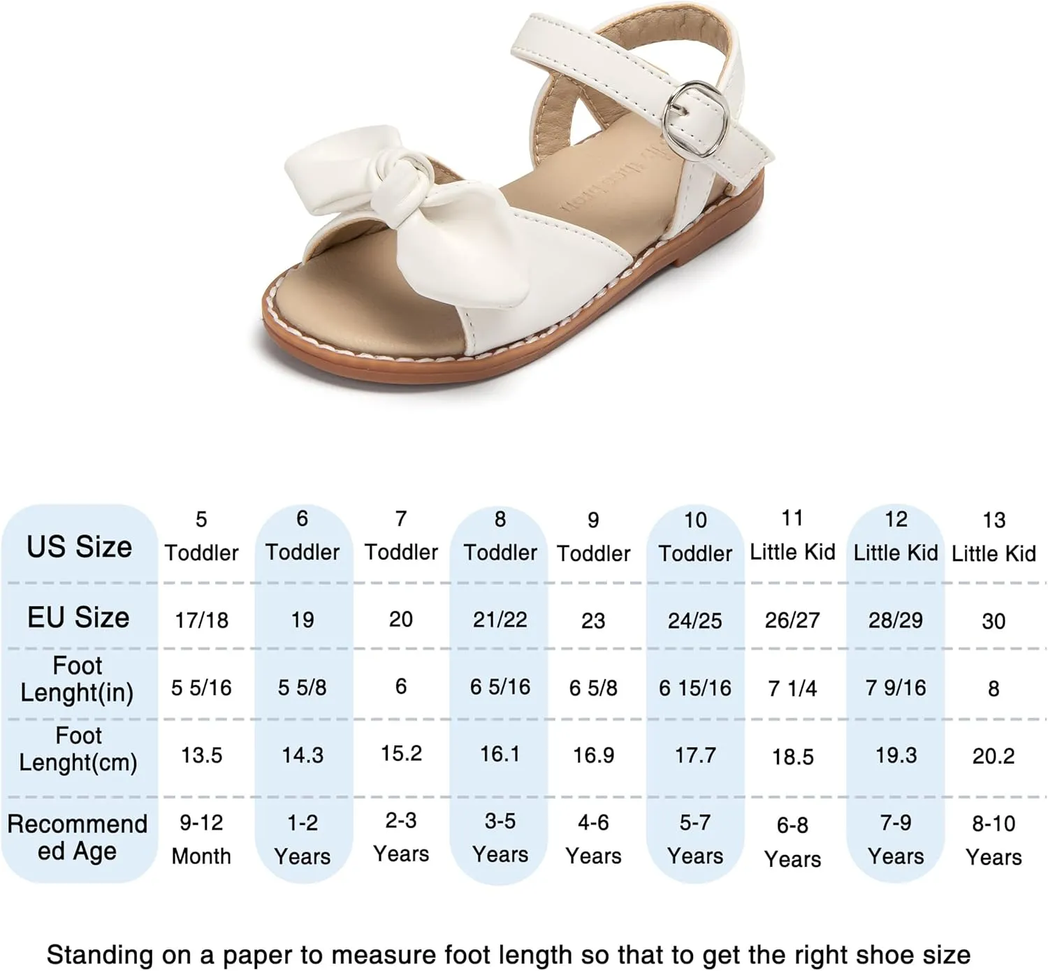 THEE BRON Toddler Girl Dress Sandals Sandalias para Nias