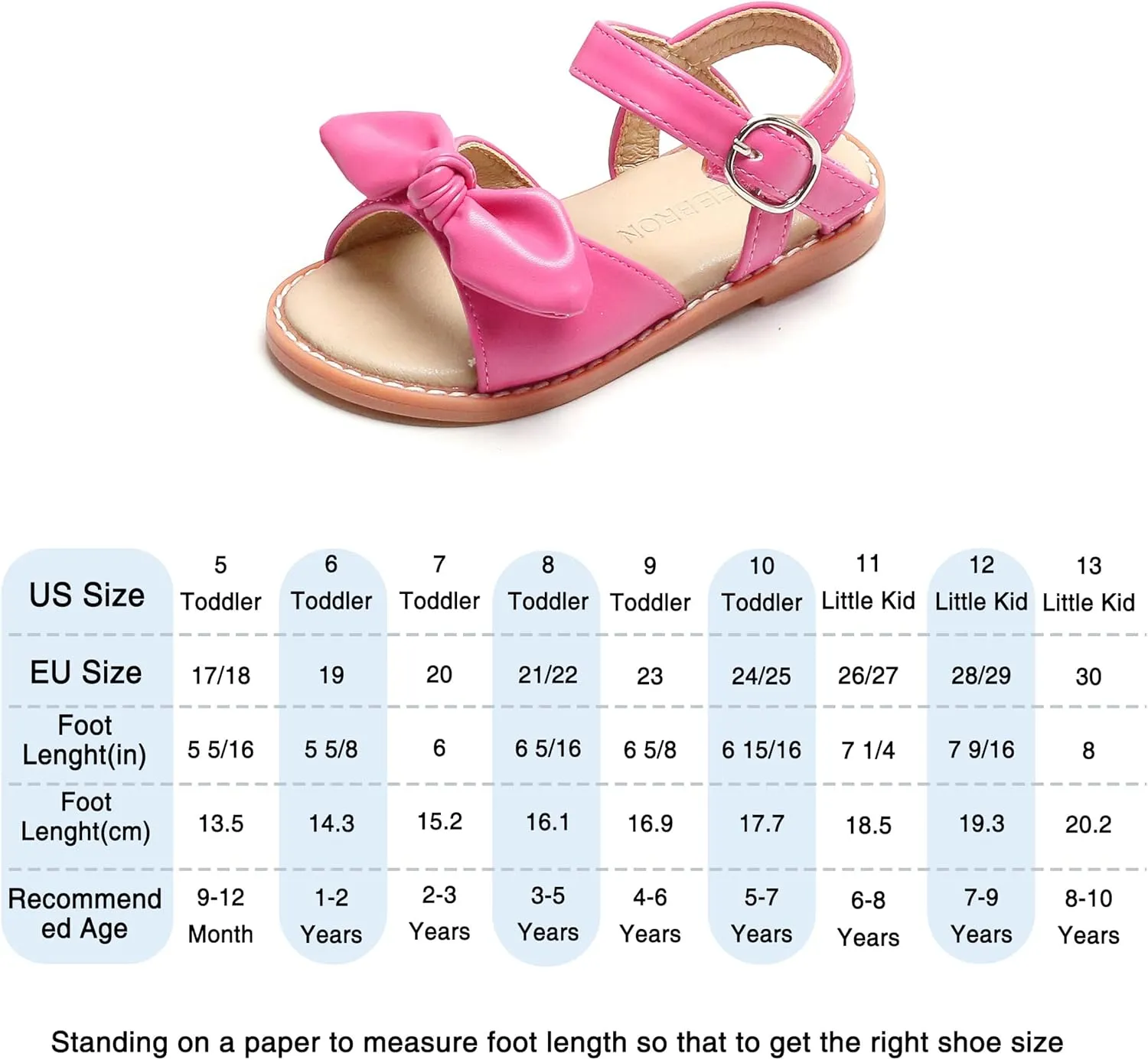 THEE BRON Toddler Girl Dress Sandals Sandalias para Nias