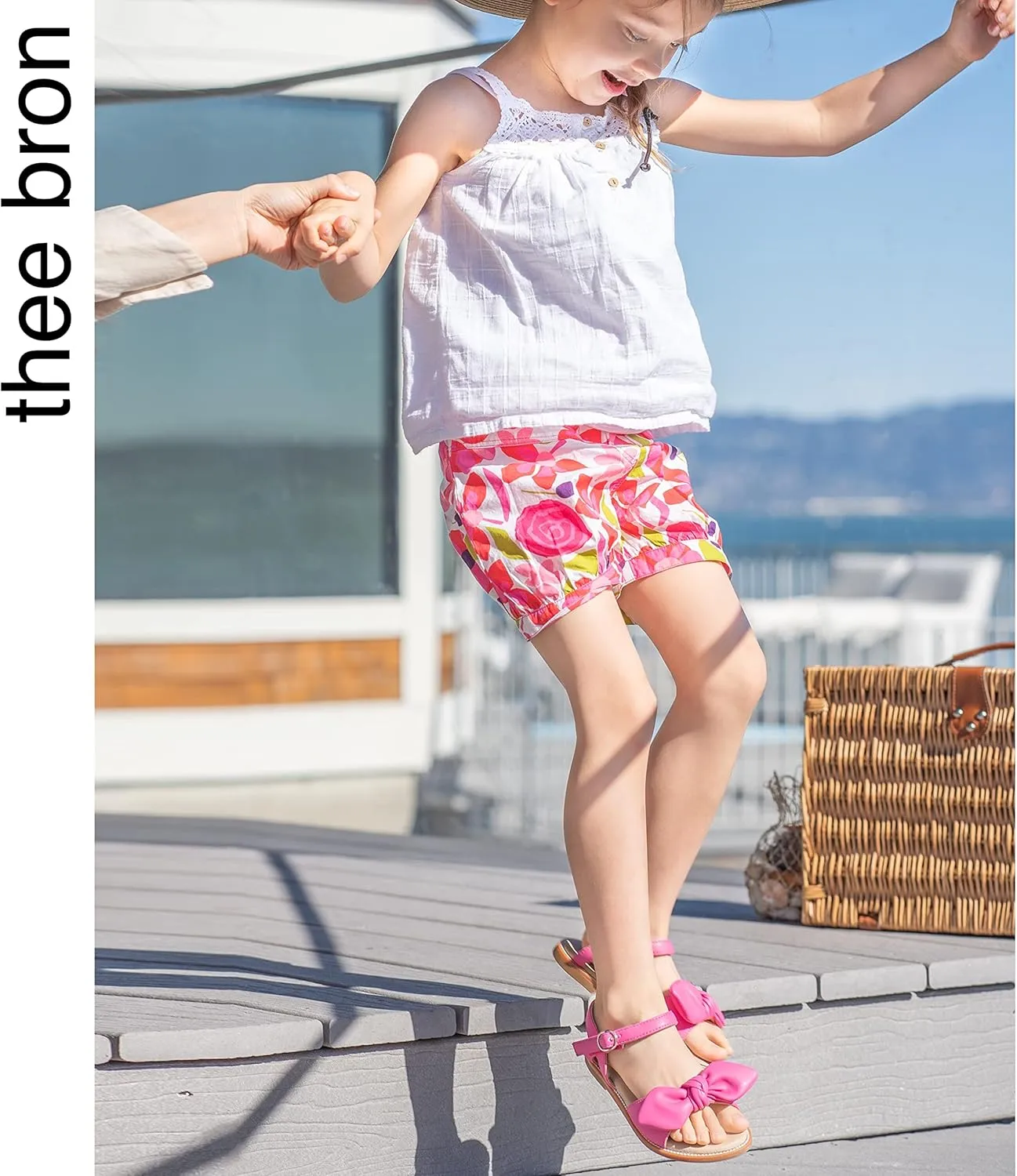 THEE BRON Toddler Girl Dress Sandals Sandalias para Nias