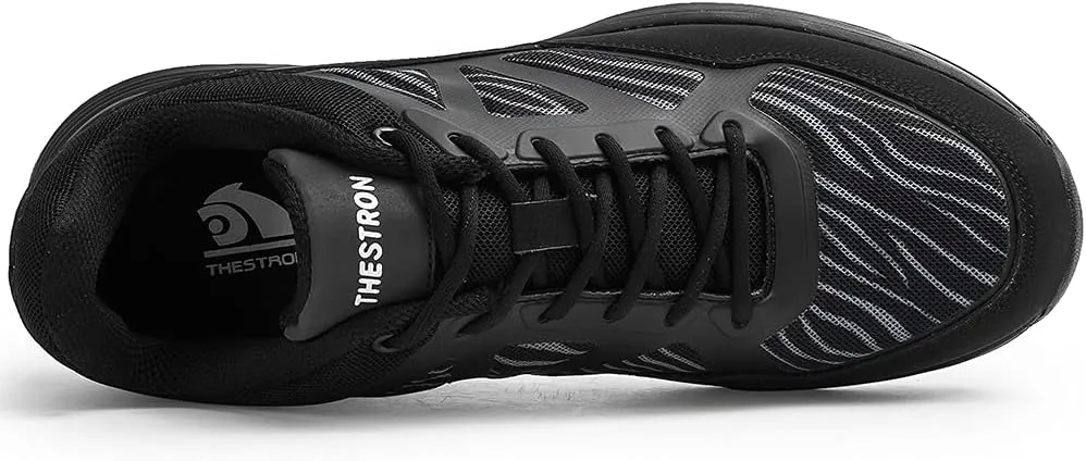 THESTRON Men Golf Shoes Mesh Breathable Breathable Golf Walking Sport Sneakers 7 Spikes Golf Trainers …