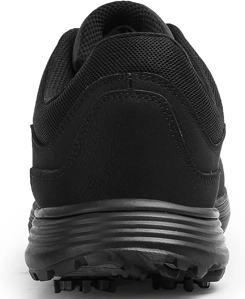 THESTRON Men Golf Shoes Mesh Breathable Breathable Golf Walking Sport Sneakers 7 Spikes Golf Trainers …