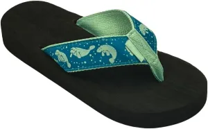 Tidewater Palmetto Moon Palm Tree Flip Flops