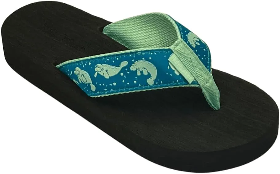 Tidewater Palmetto Moon Palm Tree Flip Flops