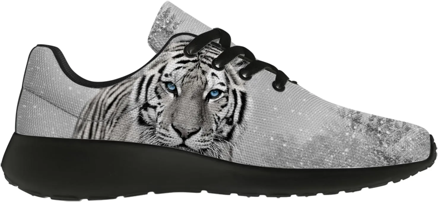 Tiger Print Shoes for Women Men Running Shoes Fashion Sneakers Gifts for Men Women