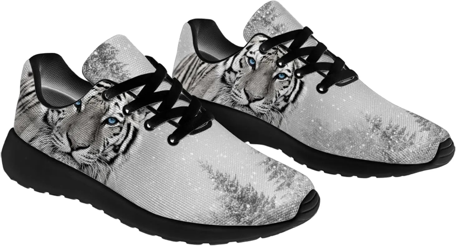 Tiger Print Shoes for Women Men Running Shoes Fashion Sneakers Gifts for Men Women