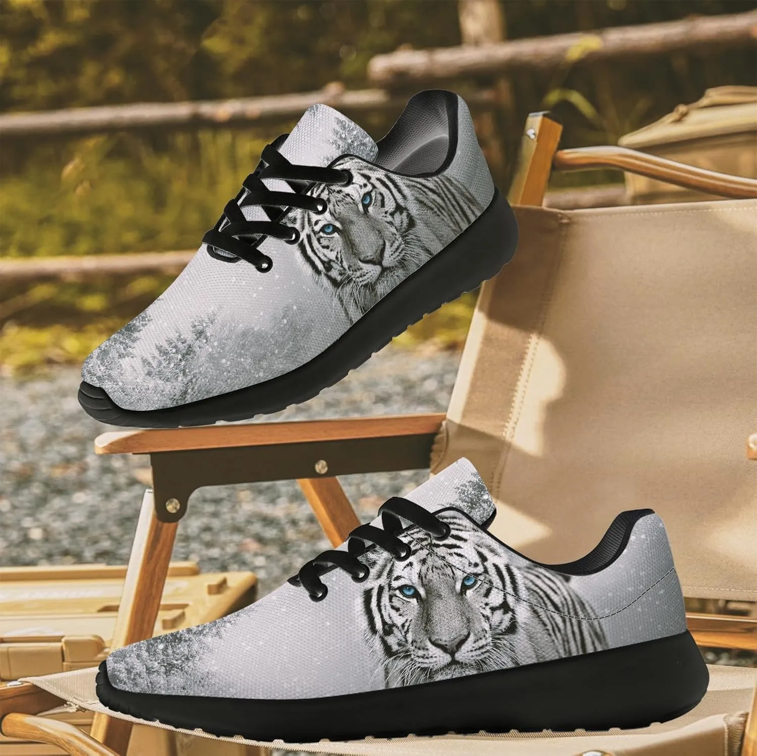 Tiger Print Shoes for Women Men Running Shoes Fashion Sneakers Gifts for Men Women
