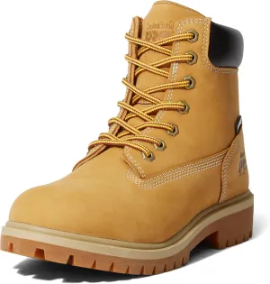 Timberland PRO Women's Direct Attach 6 Inch Soft Toe Insulated Waterproof Industrial Boot, Wheat-2024 New, 8 Wide