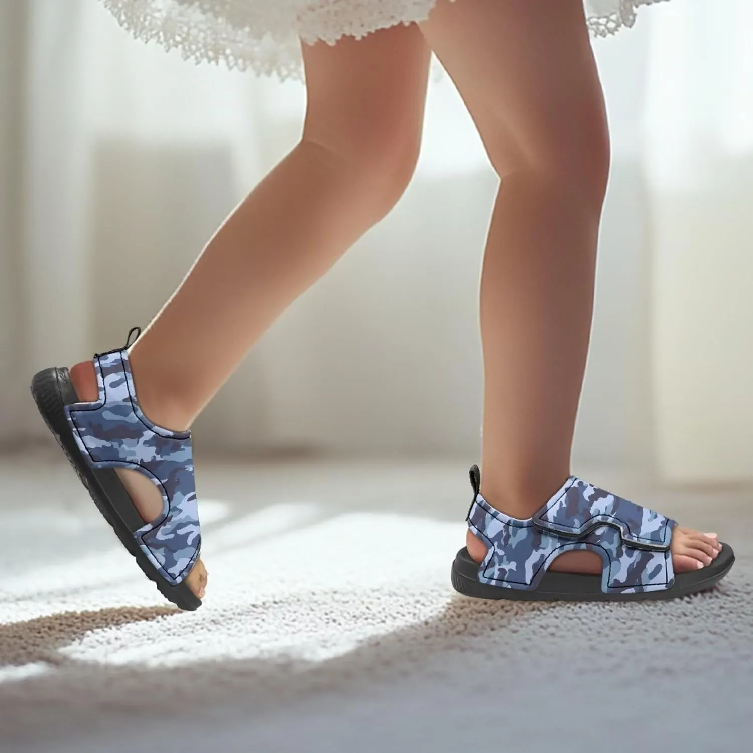 Toddler Sandals Boys Pool Slides Lightweight Summer Slippers for Kids