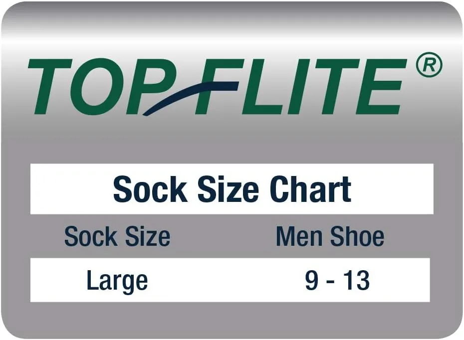 Top Flite Mens Coolmax Seamless Cushion Sport Comfort Tab Low Cut Socks 6 Pair Pack