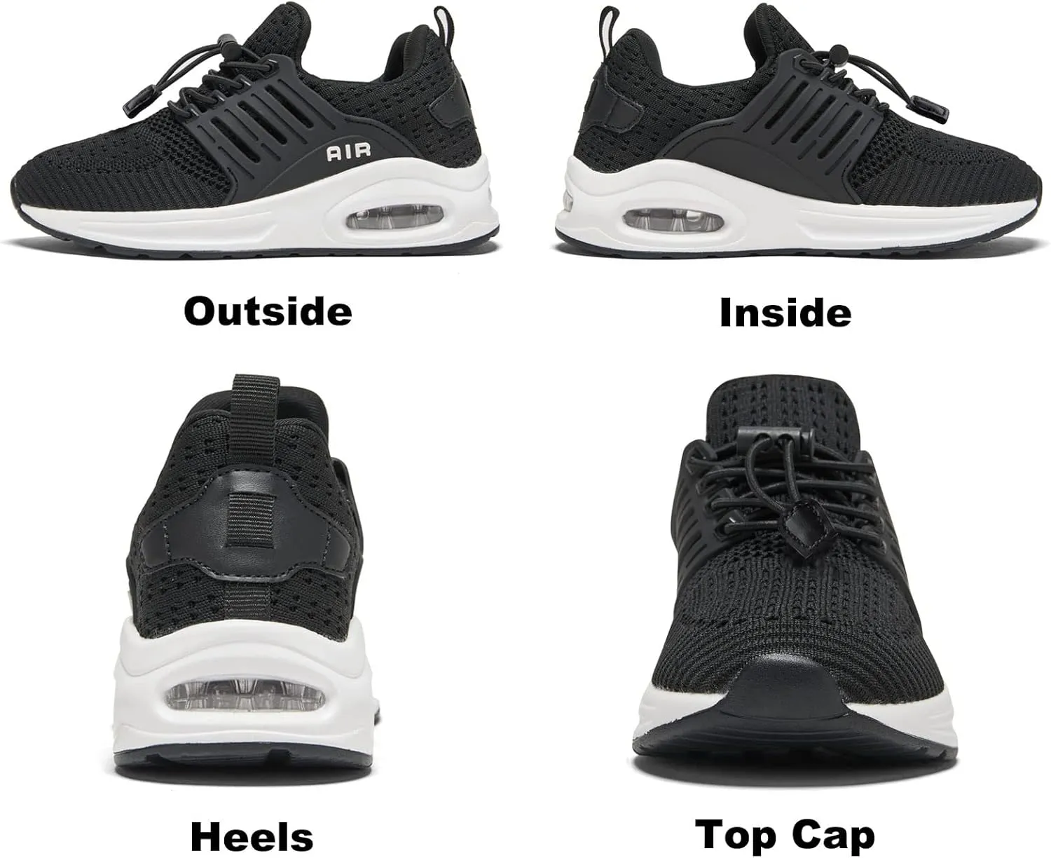 Ugmikdo Kids Shoes Boys Girls Running Tennis Shoes Air Shoes Breathable Lightweight Fashion Sneakers for Sports Athletic Gym Walking