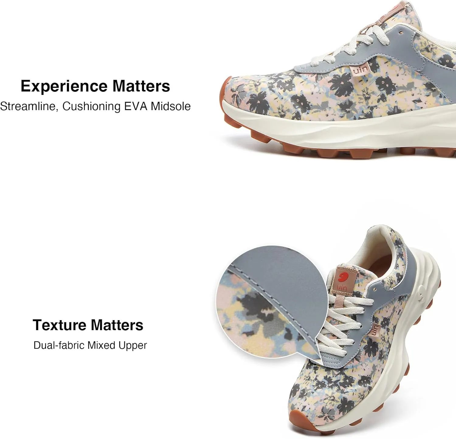 UIN Women's Fashion Sneakers Walking Art Travel Shoes Benidorm