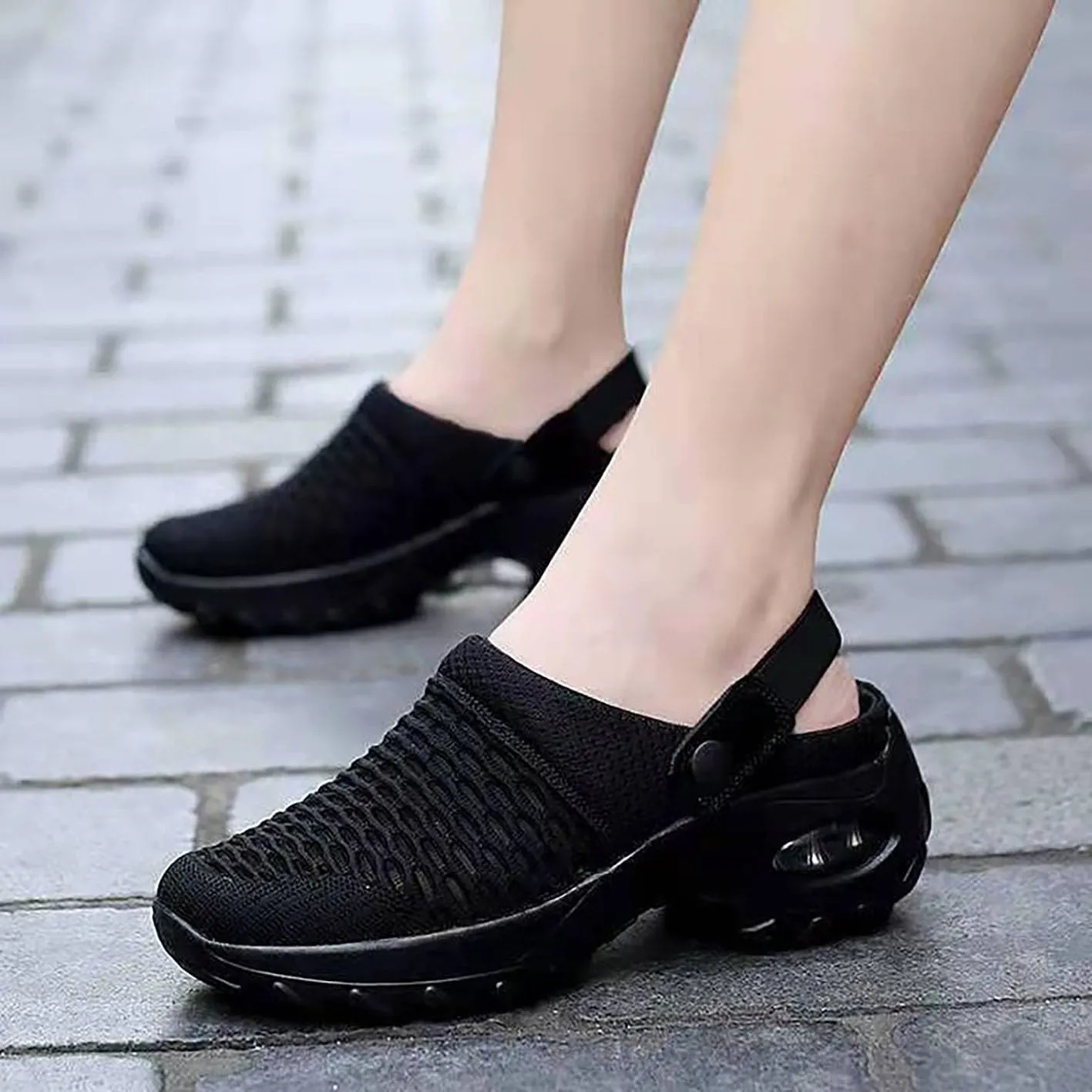 Unisex-Adult Air Cushion Support Orthopedic Clogs Reduce Back and Knee Stress All Terrain Clogs Road Shoes Walking Slippers Sandals