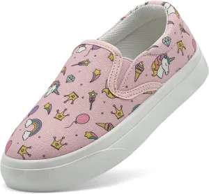 Unisex Canvas Sneakers Comfortable Breathable Casual Toddler Shoes Non-Slip Toddler Girl Sneakers