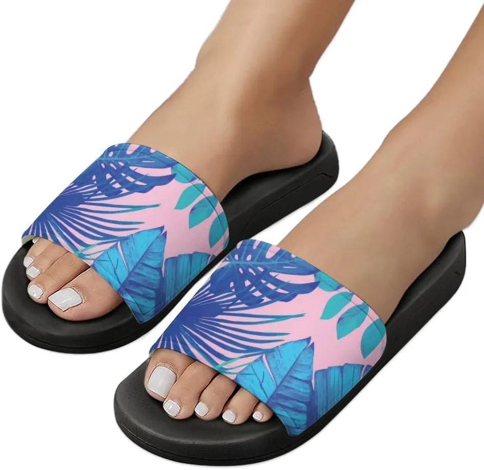 Unisex Slides for Women Men, Comfortable Slippers Slides, Non-slip Shower Shoes House Fashion Thick for Indoor & Outdoor（23060605）
