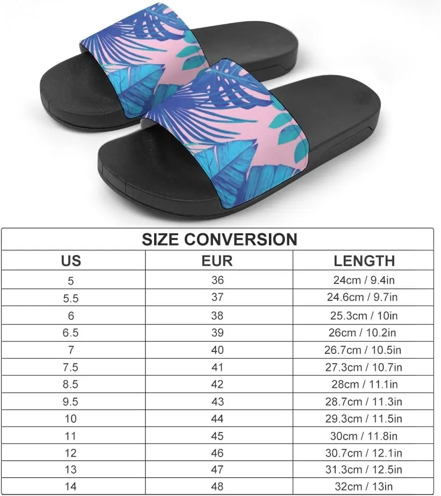 Unisex Slides for Women Men, Comfortable Slippers Slides, Non-slip Shower Shoes House Fashion Thick for Indoor & Outdoor（23060605）