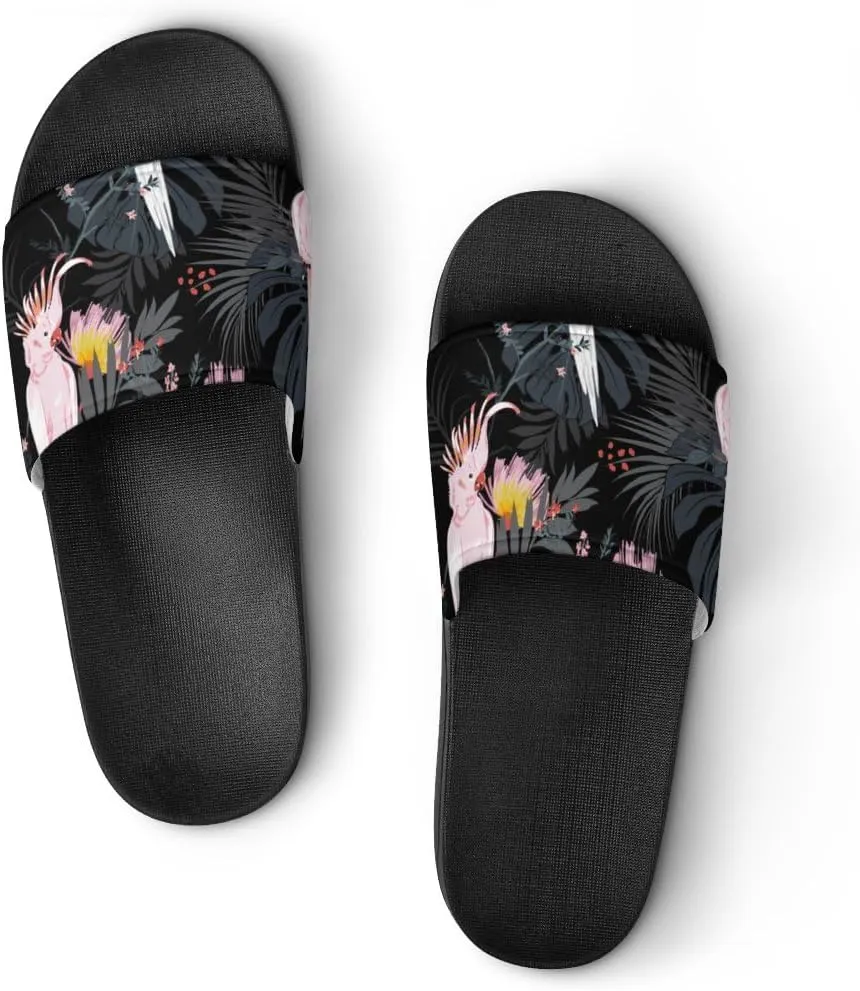 Unisex Slides for Women Men, Comfortable Slippers Slides, Non-slip Shower Shoes House Fashion Thick for Indoor & Outdoor（23062604）